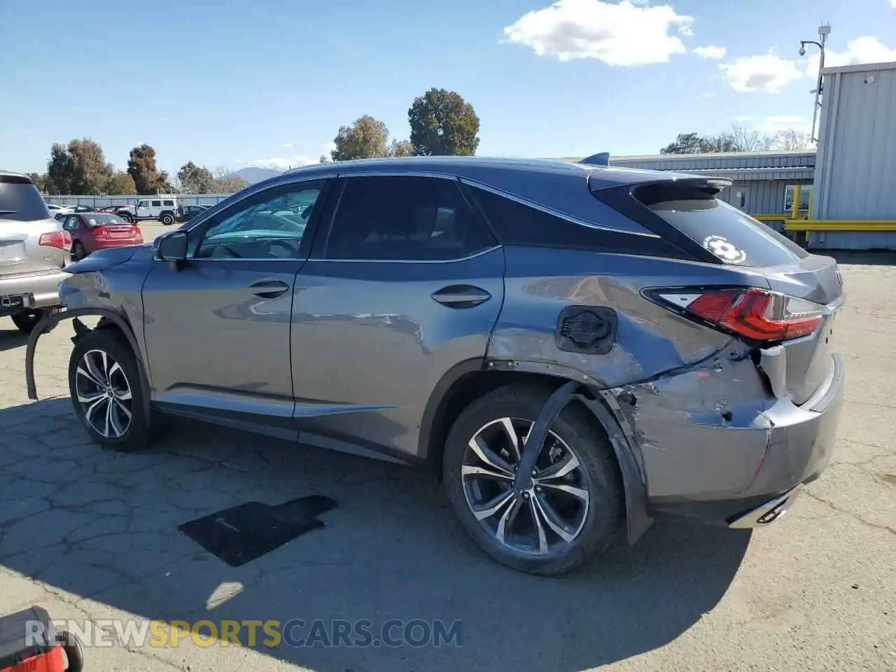2 Фотография поврежденного автомобиля 2T2BZMCA6KC180812 LEXUS RX350 2019