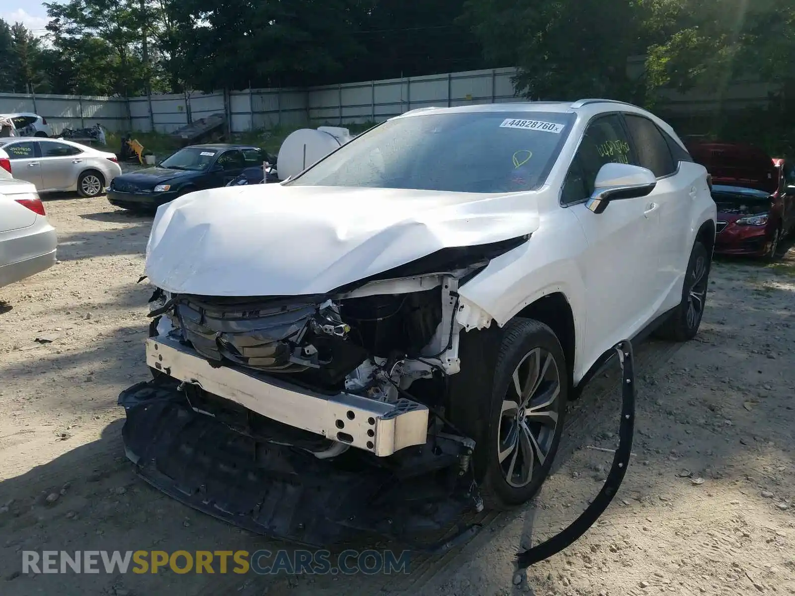 2 Photograph of a damaged car 2T2BZMCA6KC191325 LEXUS RX350 2019