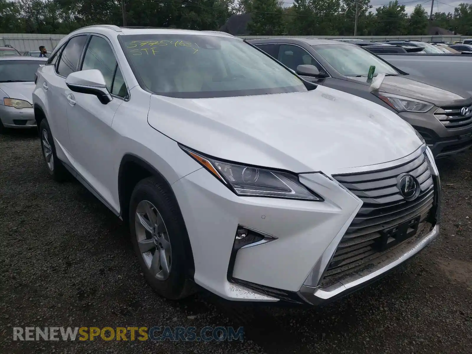 1 Photograph of a damaged car 2T2BZMCA6KC201867 LEXUS RX350 2019