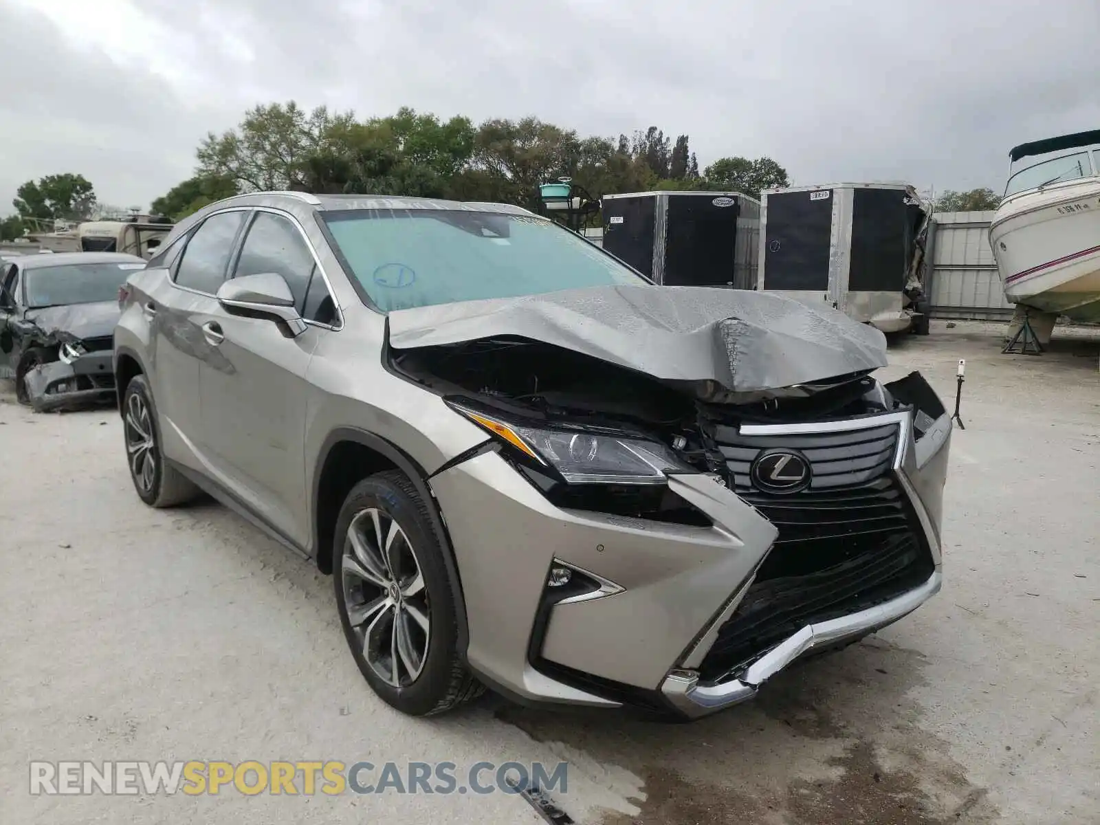 1 Photograph of a damaged car 2T2BZMCA6KC207331 LEXUS RX350 2019
