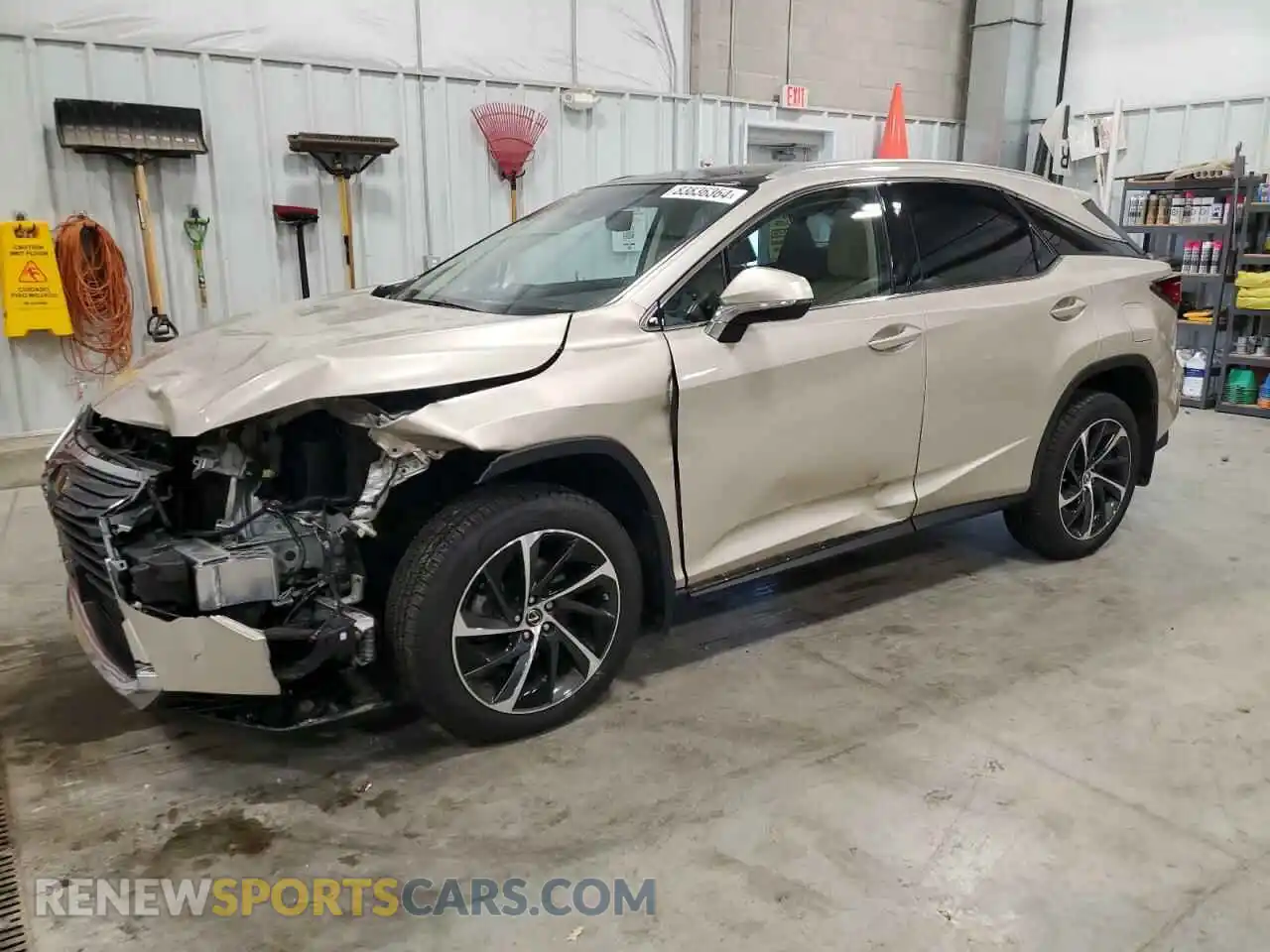 1 Photograph of a damaged car 2T2BZMCA7KC178082 LEXUS RX350 2019
