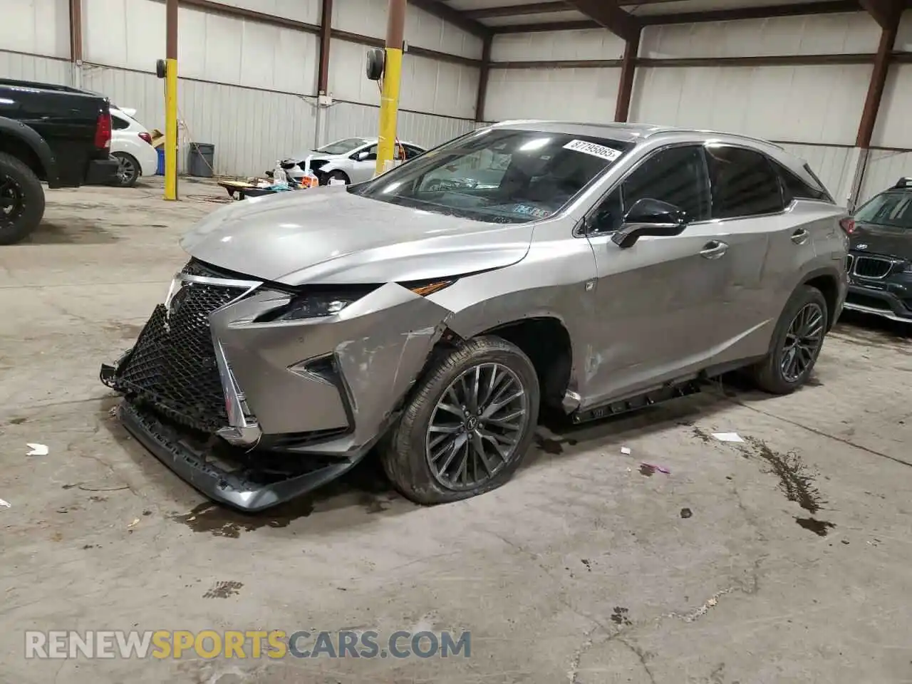 1 Photograph of a damaged car 2T2BZMCA7KC182147 LEXUS RX350 2019
