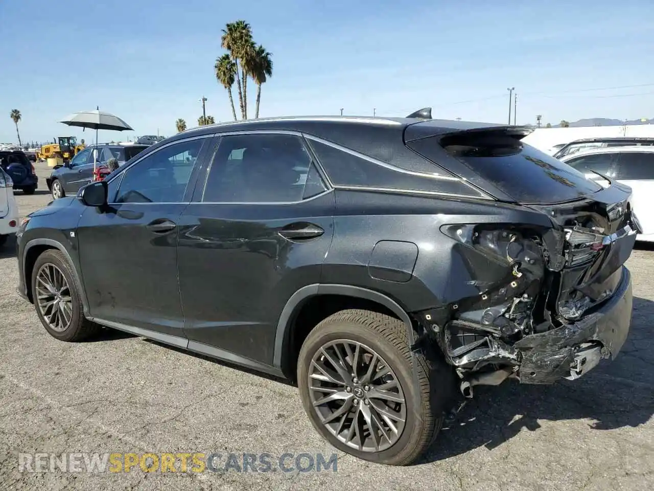2 fotografías del automóvil dañado 2T2BZMCA7KC190409 LEXUS RX350 2019