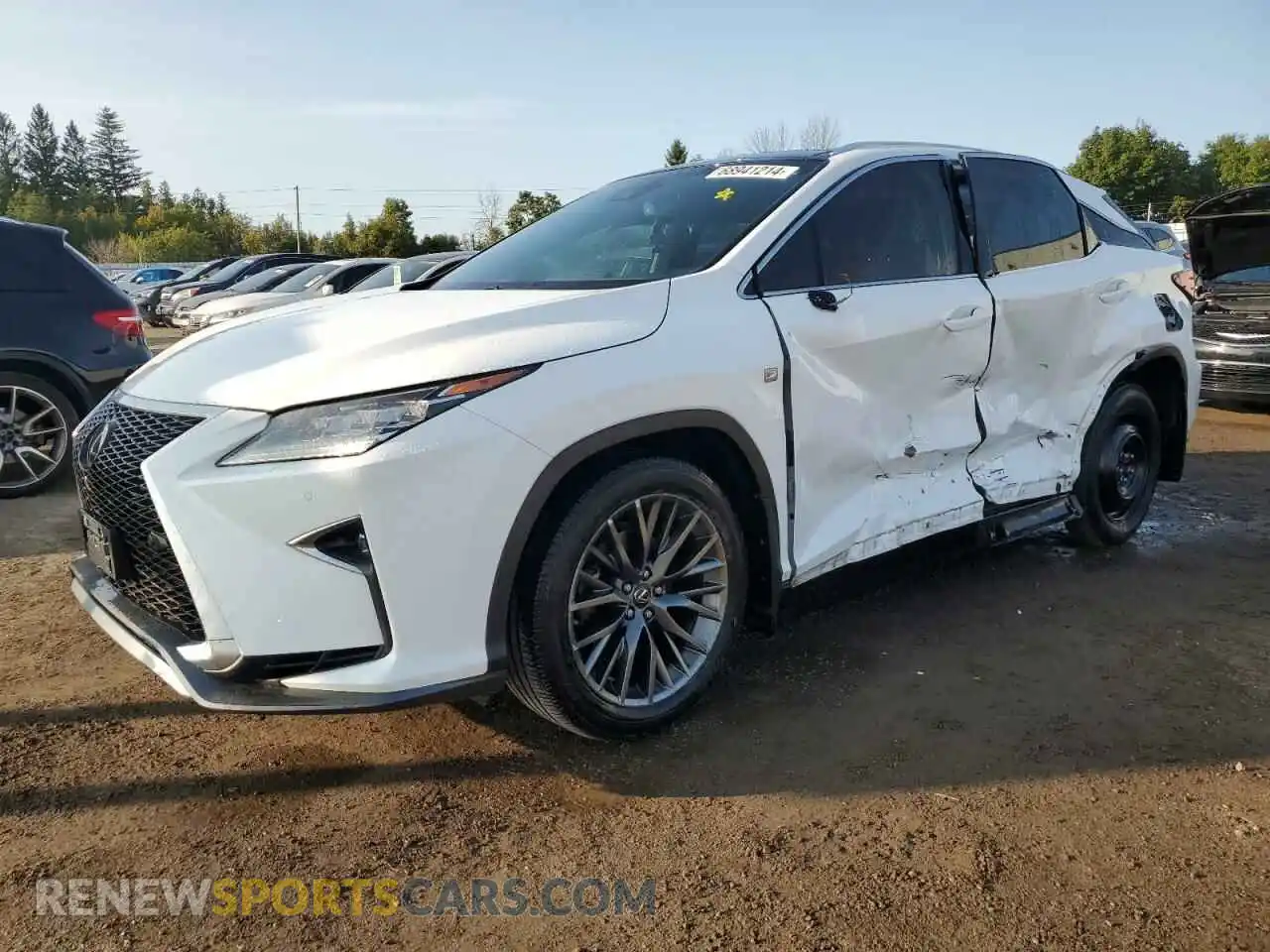 1 Photograph of a damaged car 2T2BZMCA7KC202008 LEXUS RX350 2019