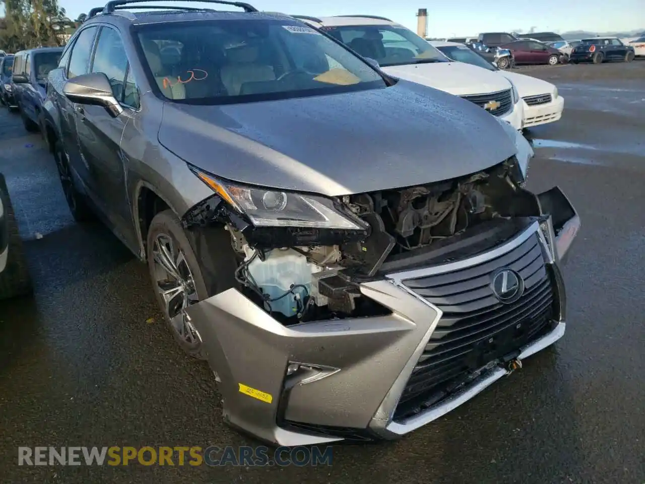 1 Photograph of a damaged car 2T2BZMCA8KC169679 LEXUS RX350 2019