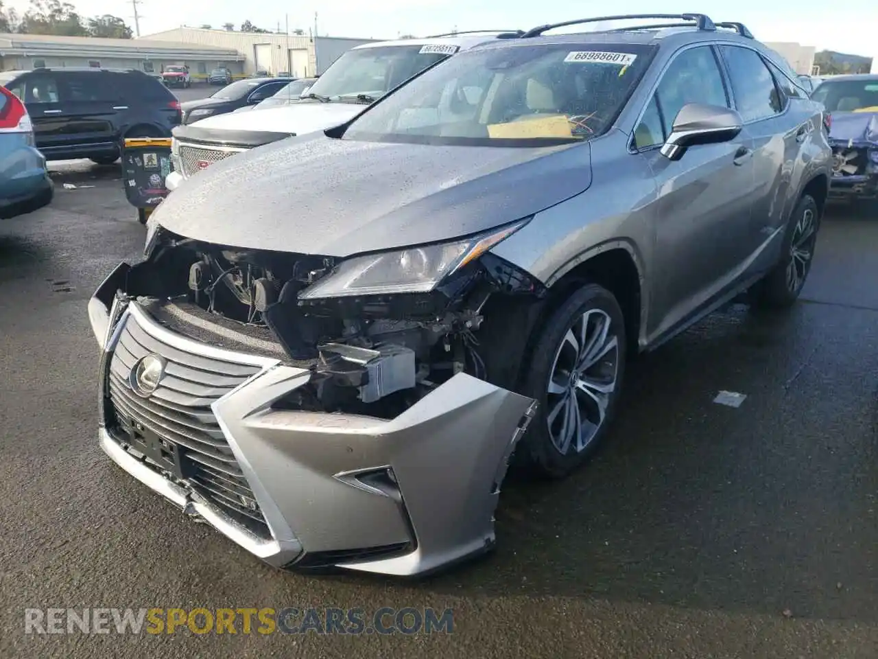 2 Photograph of a damaged car 2T2BZMCA8KC169679 LEXUS RX350 2019