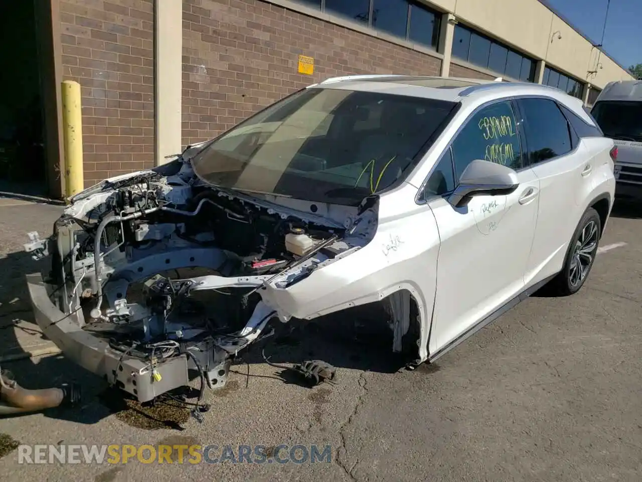 2 Photograph of a damaged car 2T2BZMCA8KC195067 LEXUS RX350 2019