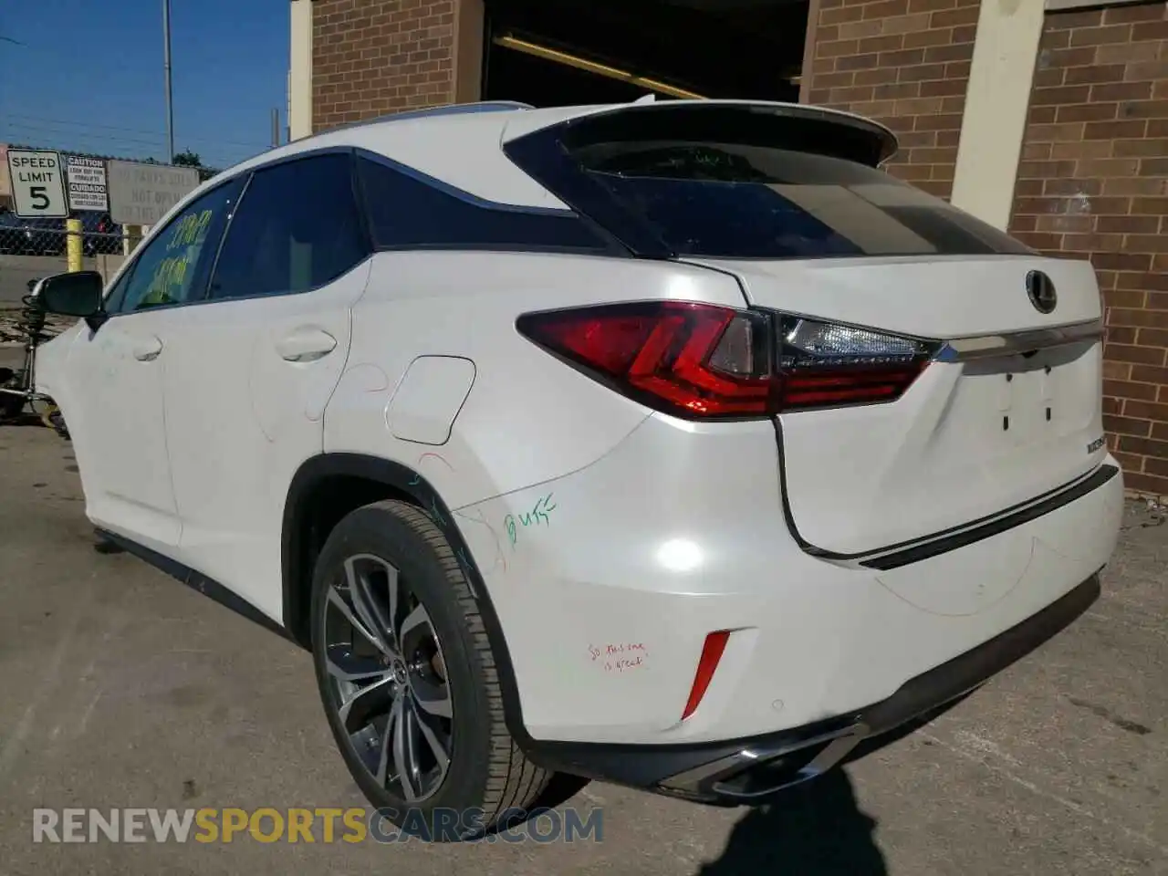 3 Photograph of a damaged car 2T2BZMCA8KC195067 LEXUS RX350 2019