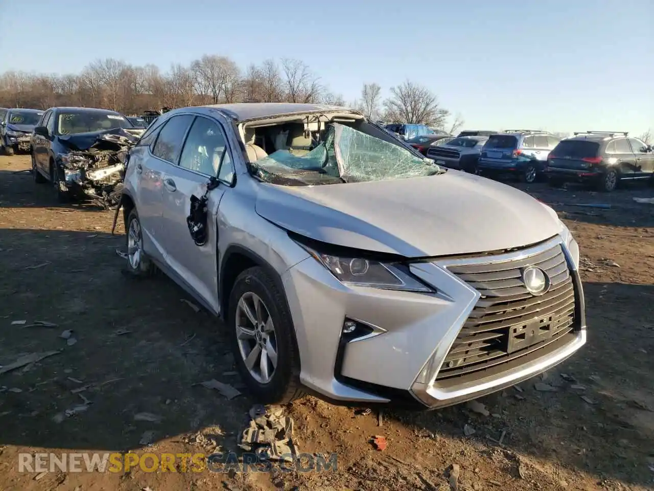 1 Photograph of a damaged car 2T2BZMCA9KC208523 LEXUS RX350 2019