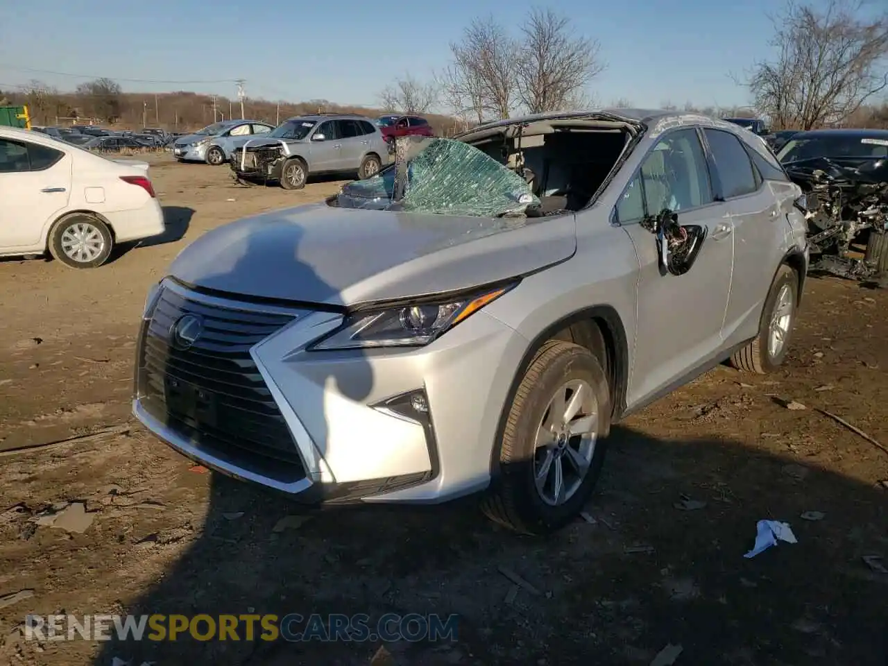 2 Photograph of a damaged car 2T2BZMCA9KC208523 LEXUS RX350 2019