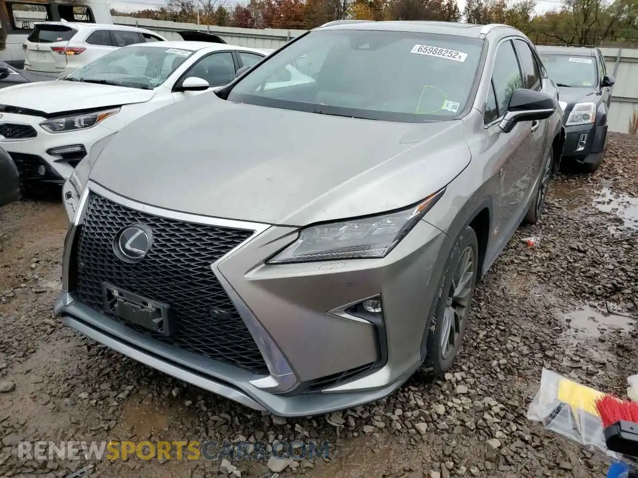 2 Photograph of a damaged car 2T2BZMCAXKC204464 LEXUS RX350 2019