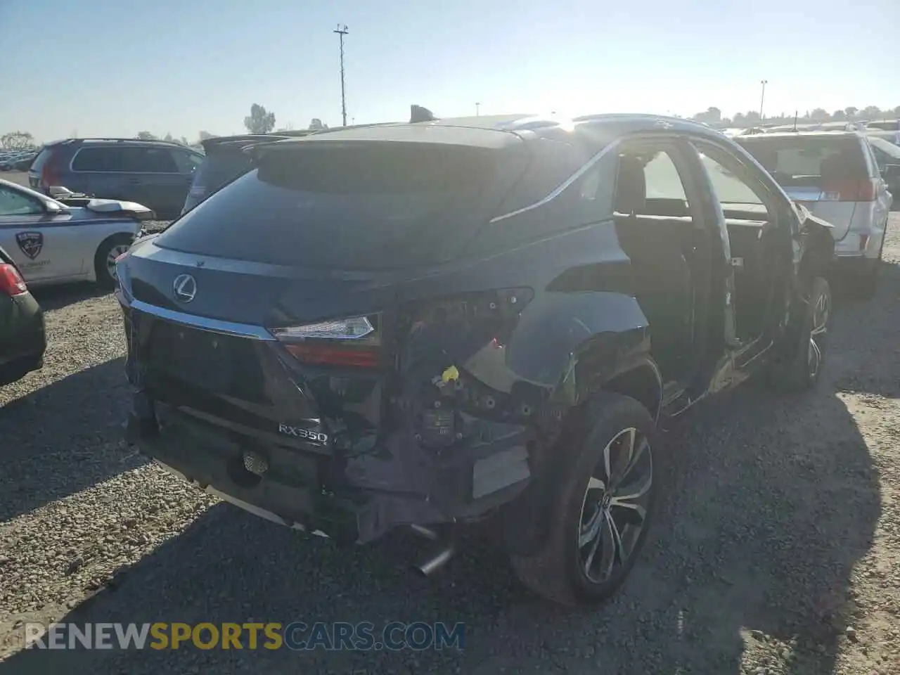 3 Photograph of a damaged car 2T2BZMCAXKC209874 LEXUS RX350 2019