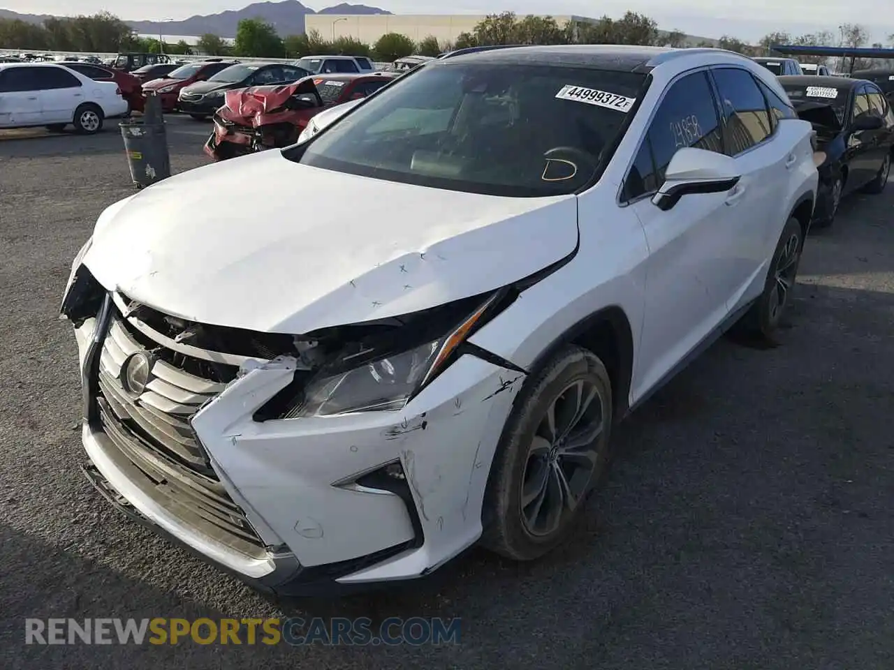 2 Photograph of a damaged car 2T2ZZMCA2KC135249 LEXUS RX350 2019