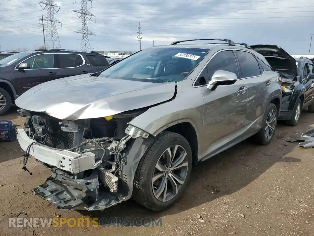 1 Photograph of a damaged car 2T2ZZMCA3KC151282 LEXUS RX350 2019