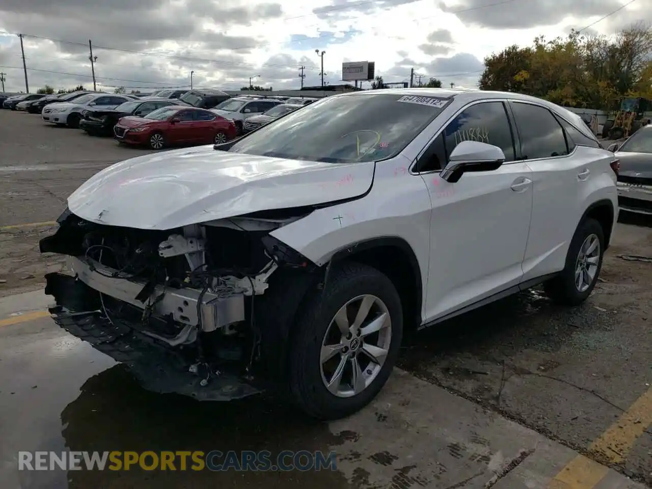 2 Photograph of a damaged car 2T2ZZMCA4KC117870 LEXUS RX350 2019