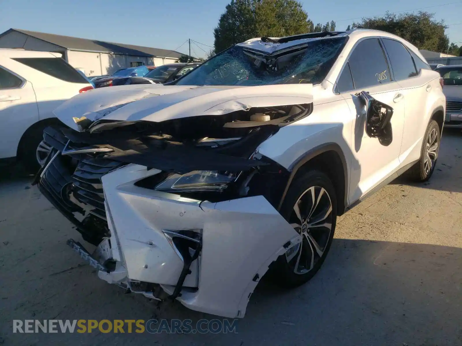 2 Photograph of a damaged car 2T2ZZMCA4KC121384 LEXUS RX350 2019