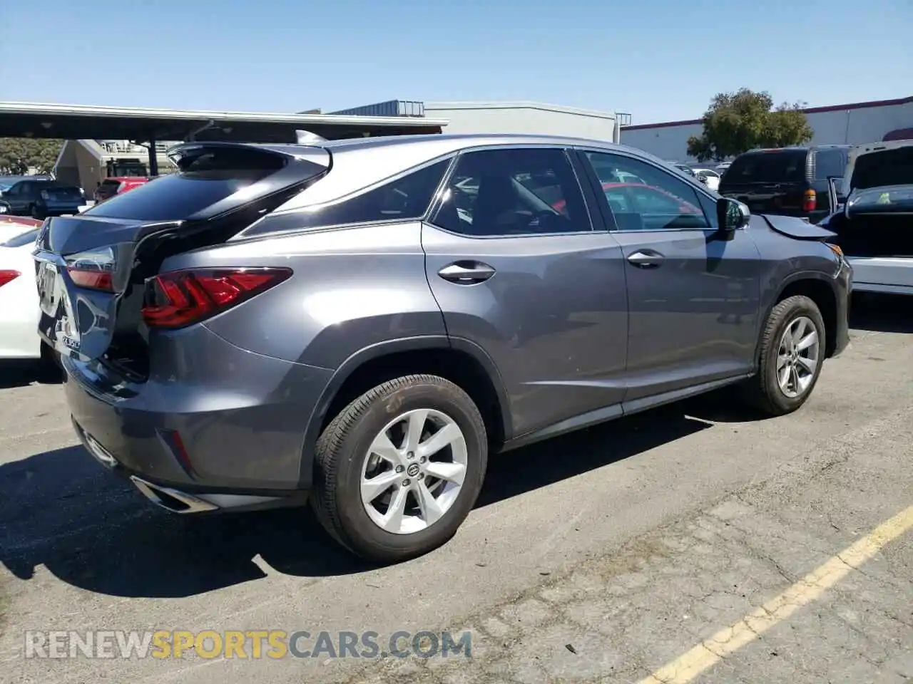 3 Photograph of a damaged car 2T2ZZMCA4KC151419 LEXUS RX350 2019