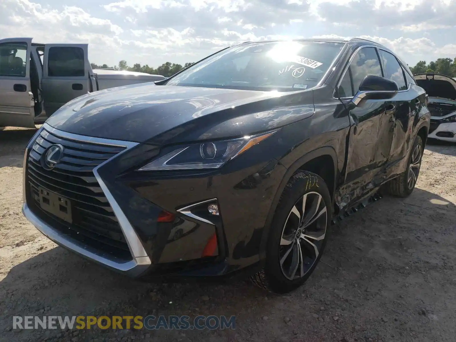 2 Photograph of a damaged car 2T2ZZMCA5KC145743 LEXUS RX350 2019