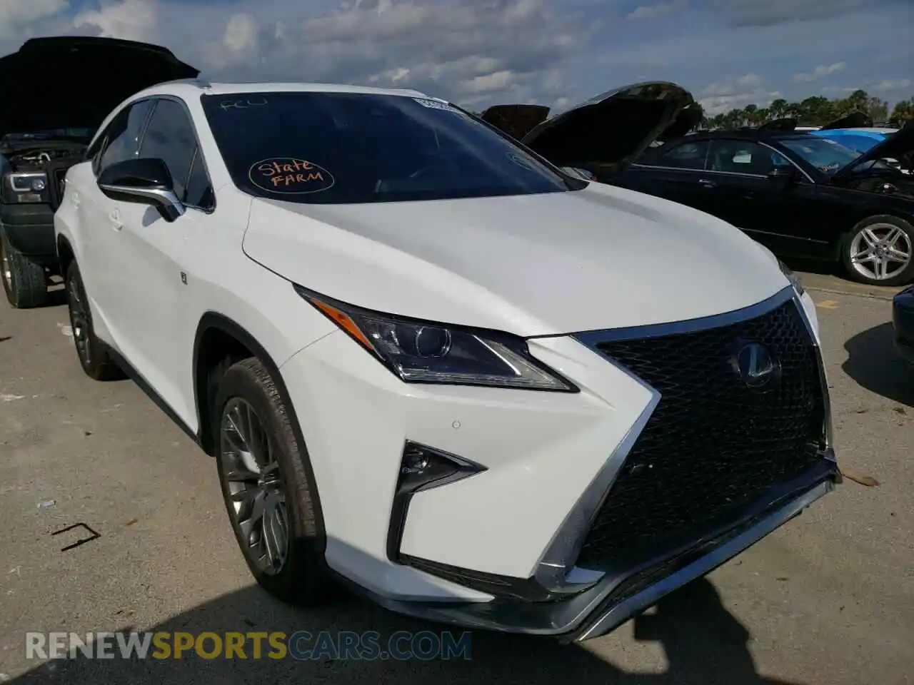 1 Photograph of a damaged car 2T2ZZMCA6KC128580 LEXUS RX350 2019
