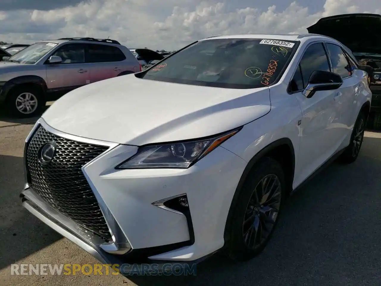 2 Photograph of a damaged car 2T2ZZMCA6KC128580 LEXUS RX350 2019