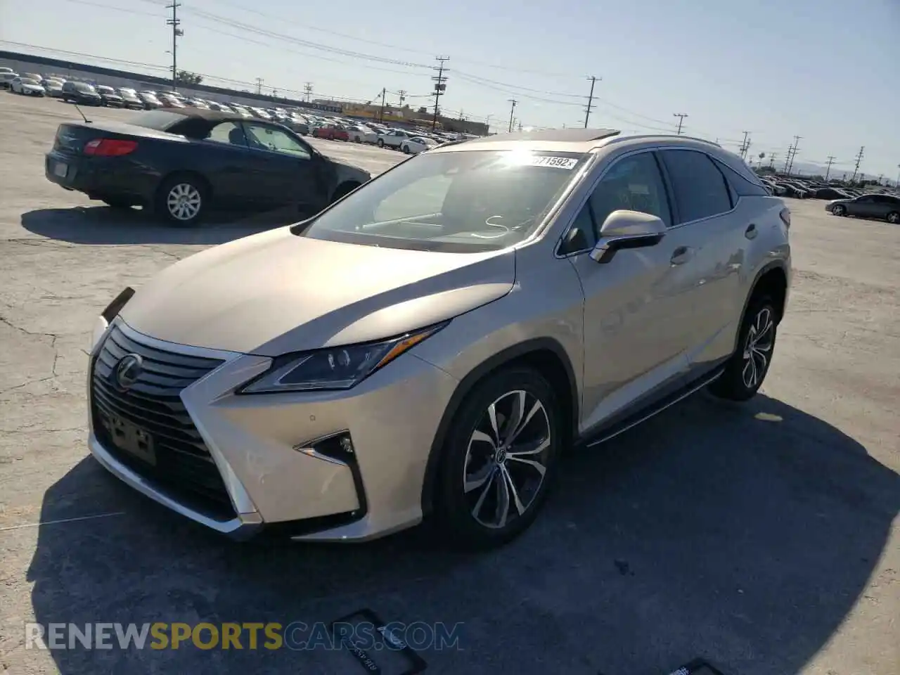 2 Photograph of a damaged car 2T2ZZMCA8KC120285 LEXUS RX350 2019