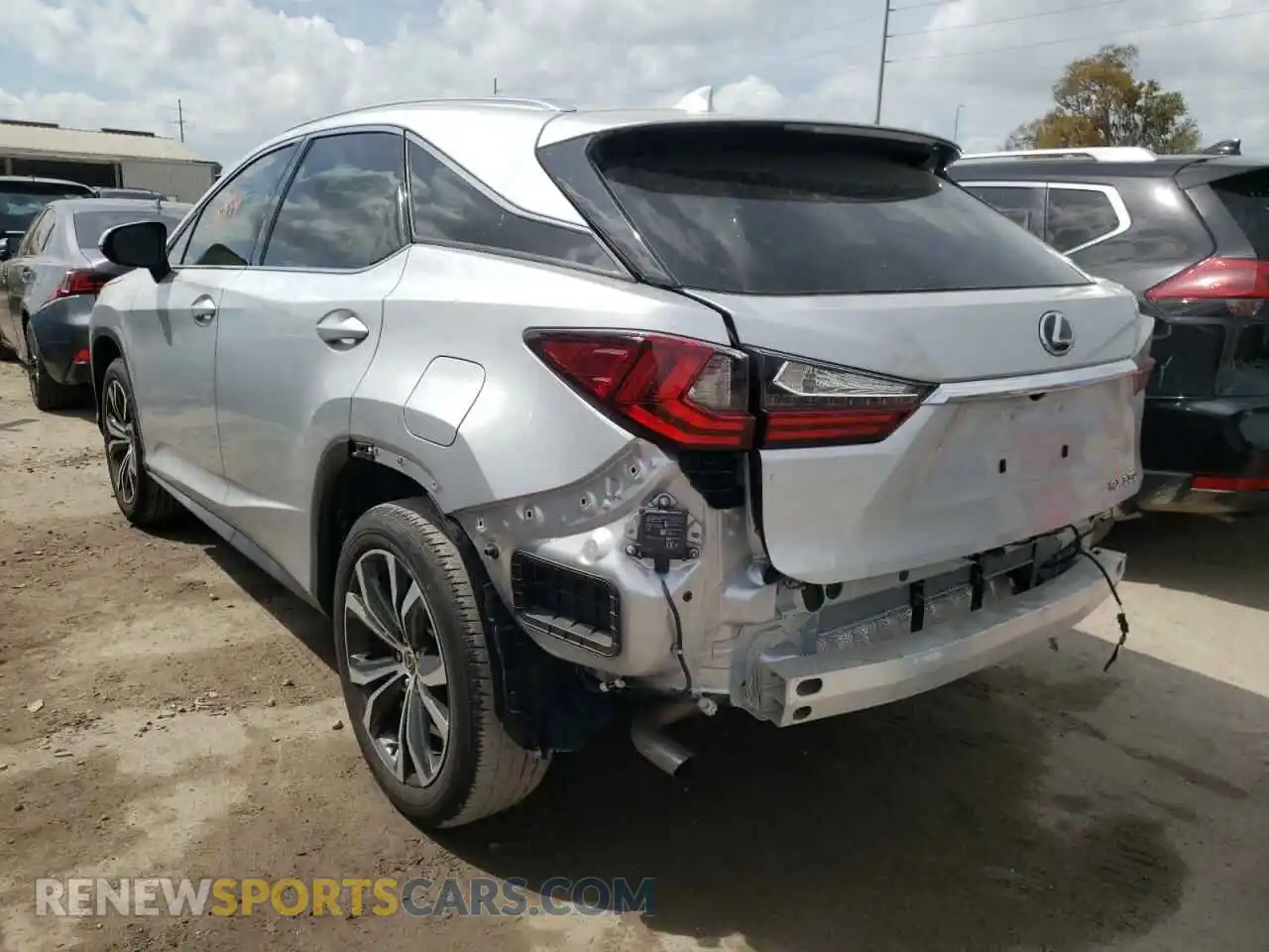 3 Photograph of a damaged car 2T2ZZMCA8KC127656 LEXUS RX350 2019