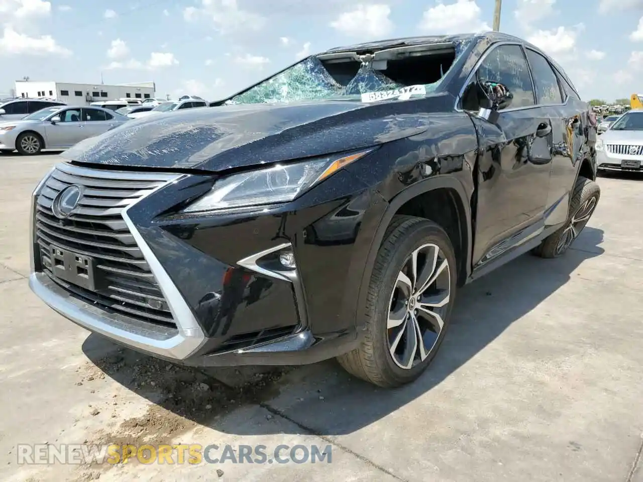 2 Photograph of a damaged car 2T2ZZMCA8KC141590 LEXUS RX350 2019