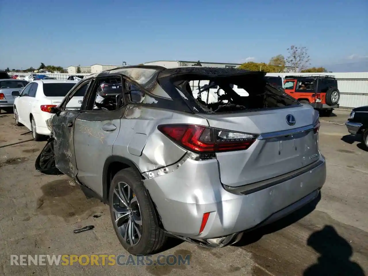 3 Photograph of a damaged car 2T2ZZMCAXKC129084 LEXUS RX350 2019