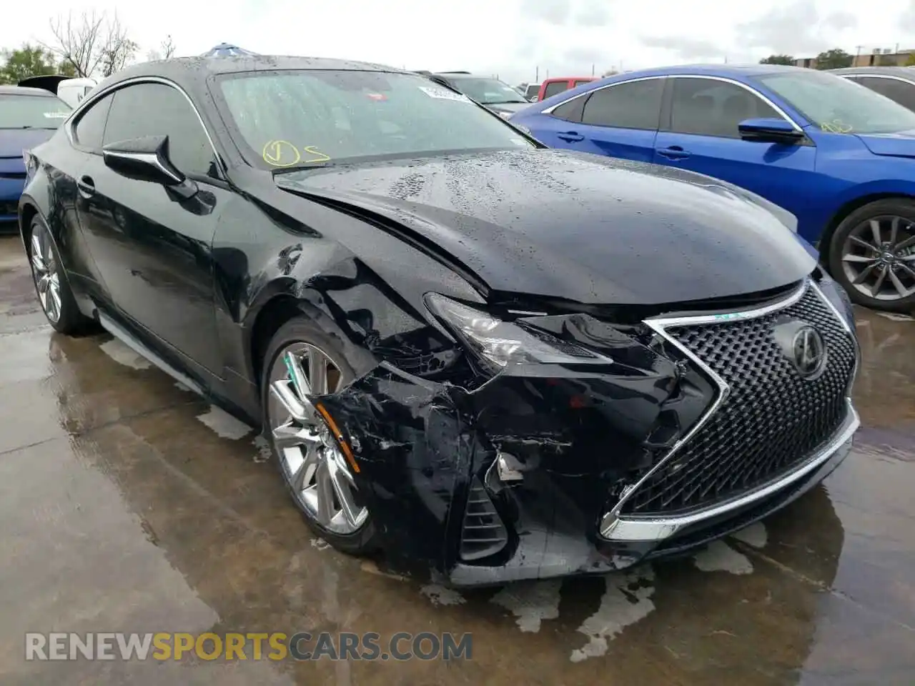 1 Photograph of a damaged car JTHHZ5BC9K5021706 LEXUS RX350 2019