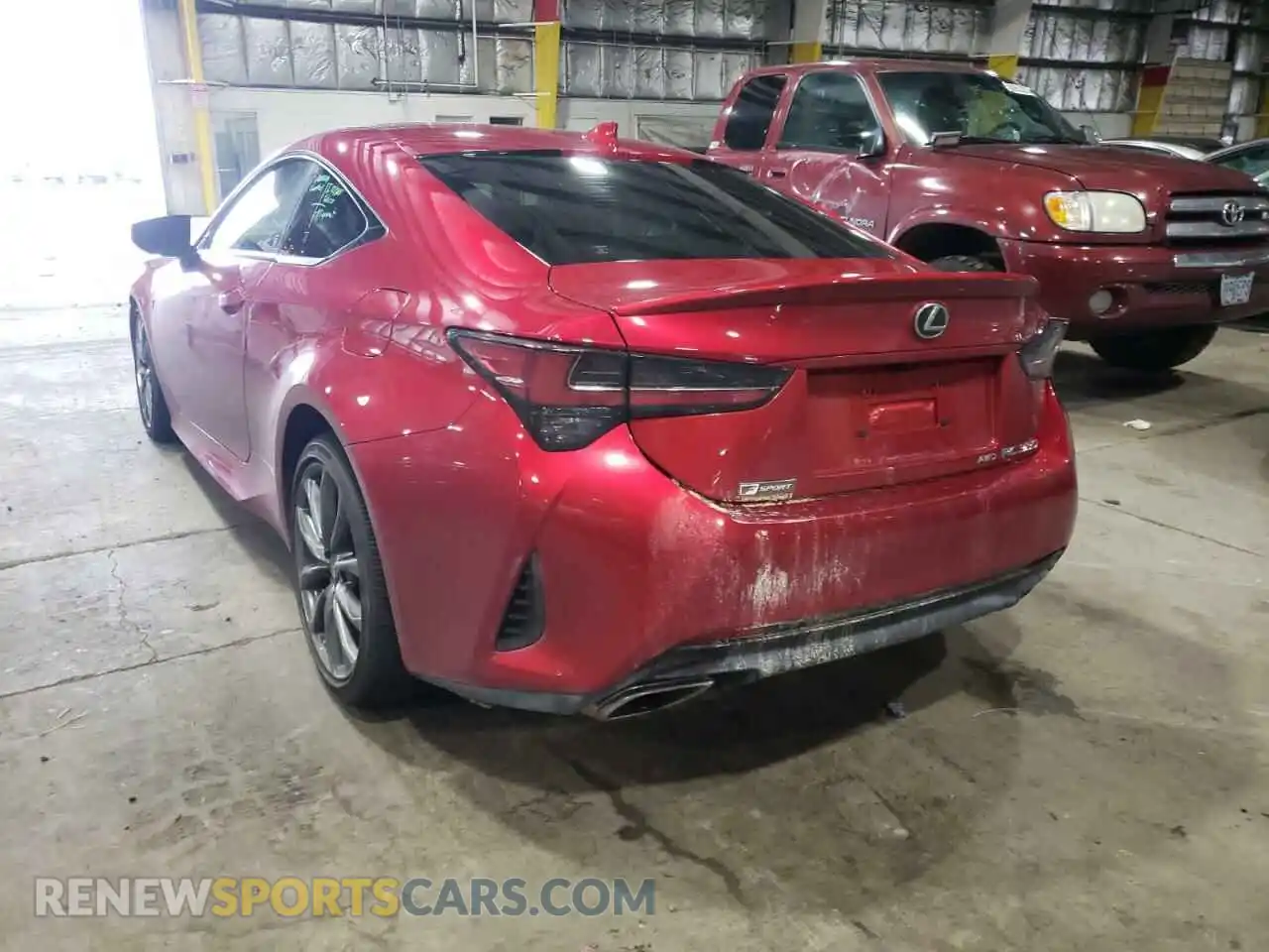 3 Photograph of a damaged car JTHSZ5BCXK5009795 LEXUS RX350 2019