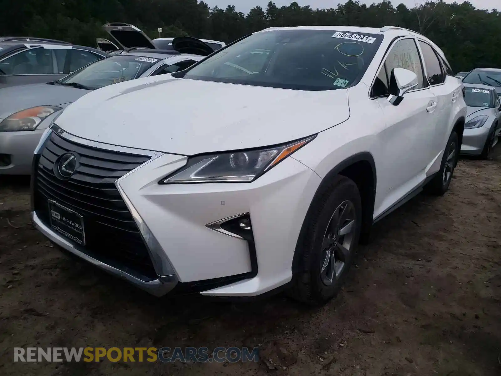 2 fotografías del automóvil dañado JTJBZMCA2K2039123 LEXUS RX350 2019