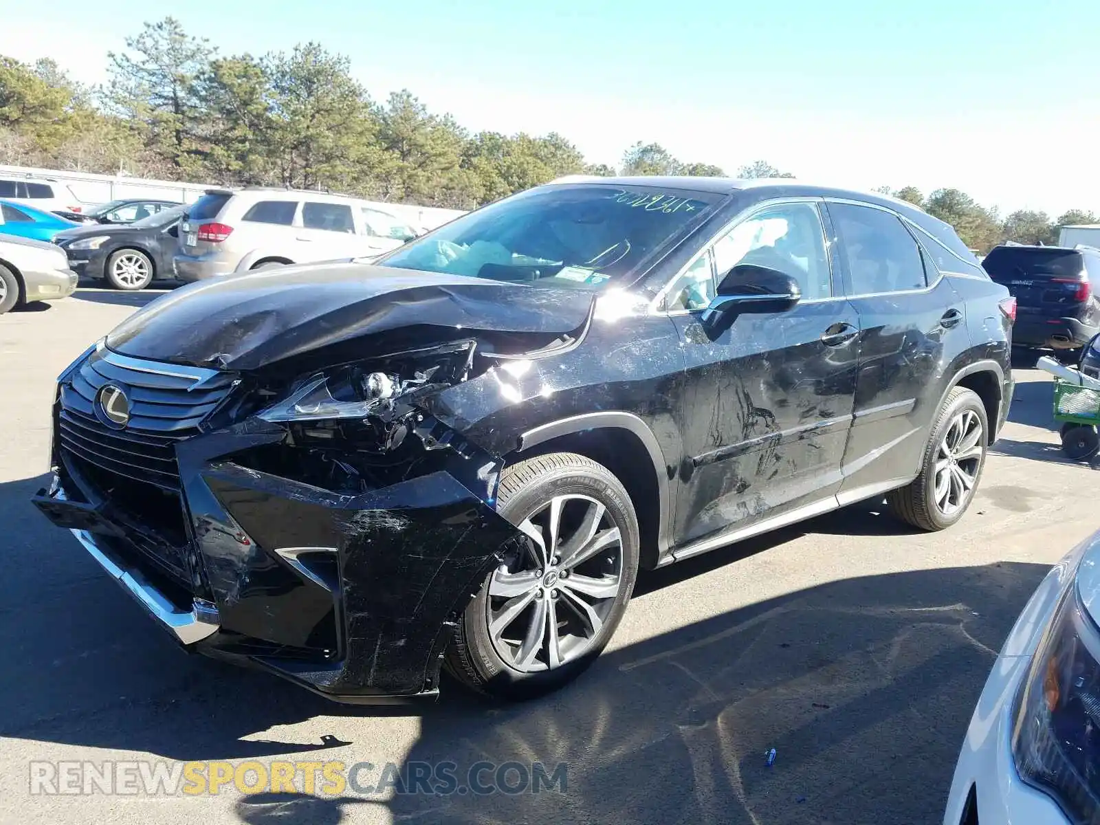 2 Photograph of a damaged car JTJBZMCA5K2040878 LEXUS RX350 2019