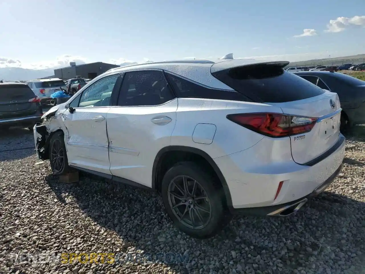 2 Photograph of a damaged car JTJBZMCA6K2040114 LEXUS RX350 2019