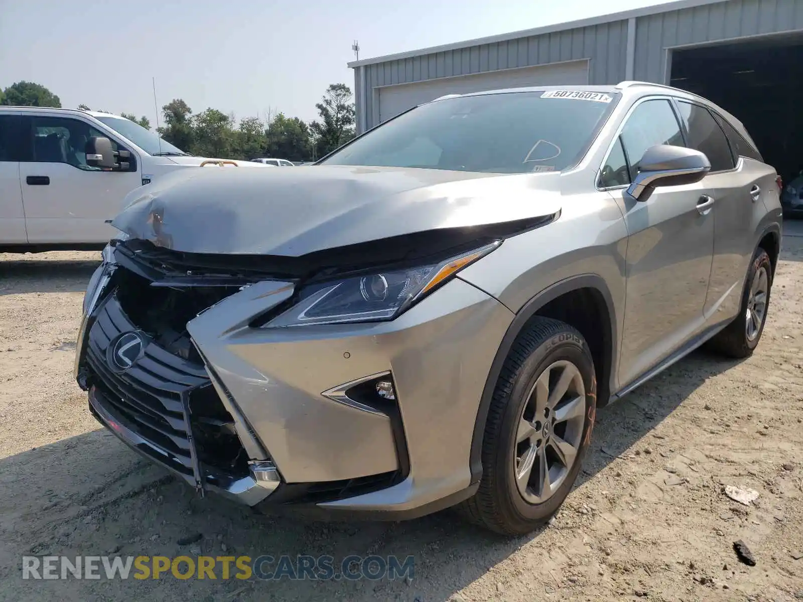 2 Photograph of a damaged car JTJDZKCA1K2017465 LEXUS RX350 2019
