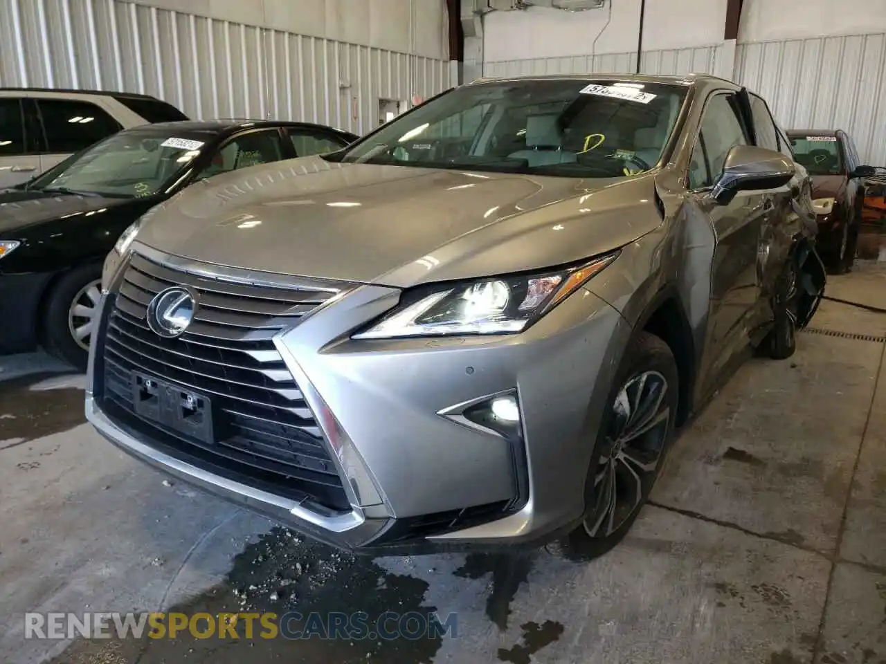 2 Photograph of a damaged car JTJDZKCA2K2021461 LEXUS RX350 2019