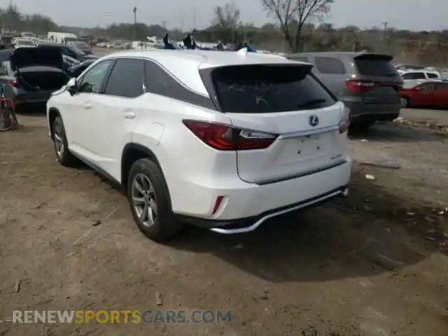 3 Photograph of a damaged car JTJDZKCA7K2019673 LEXUS RX350 2019