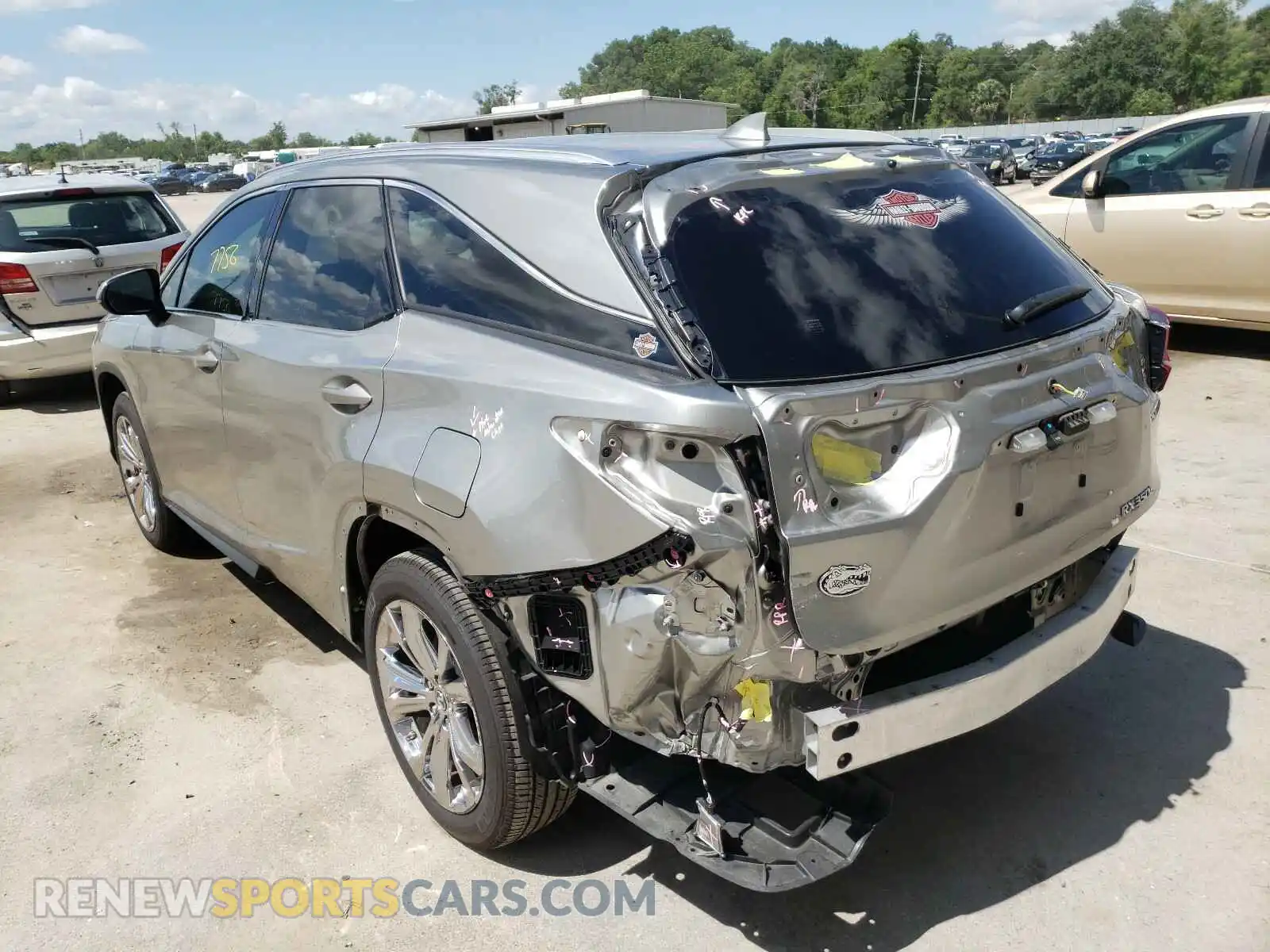 3 Photograph of a damaged car JTJDZKCA8K2015132 LEXUS RX350 2019