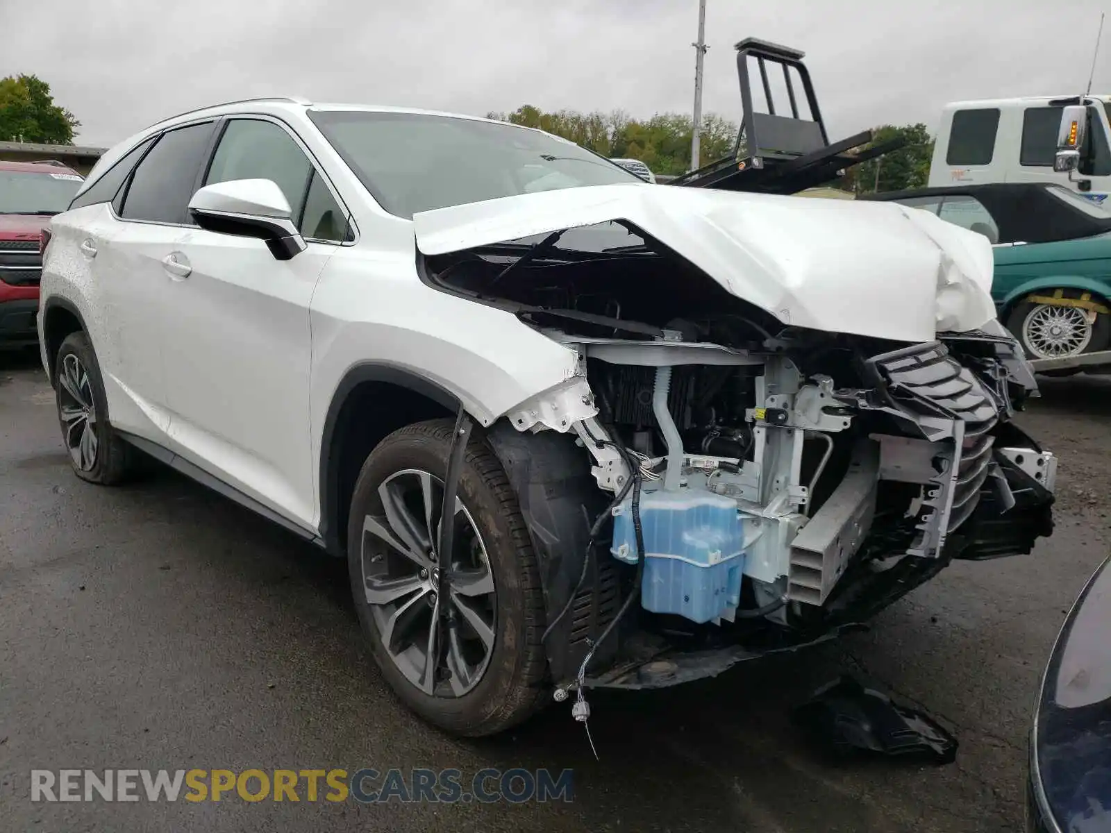 1 Photograph of a damaged car JTJDZKCAXK2015620 LEXUS RX350 2019