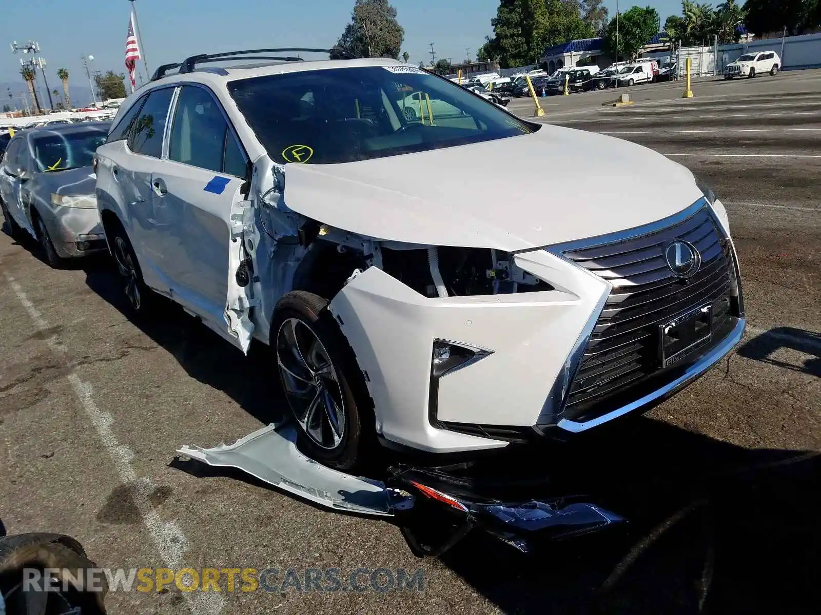 1 Photograph of a damaged car JTJGZKCA3K2012149 LEXUS RX350 2019