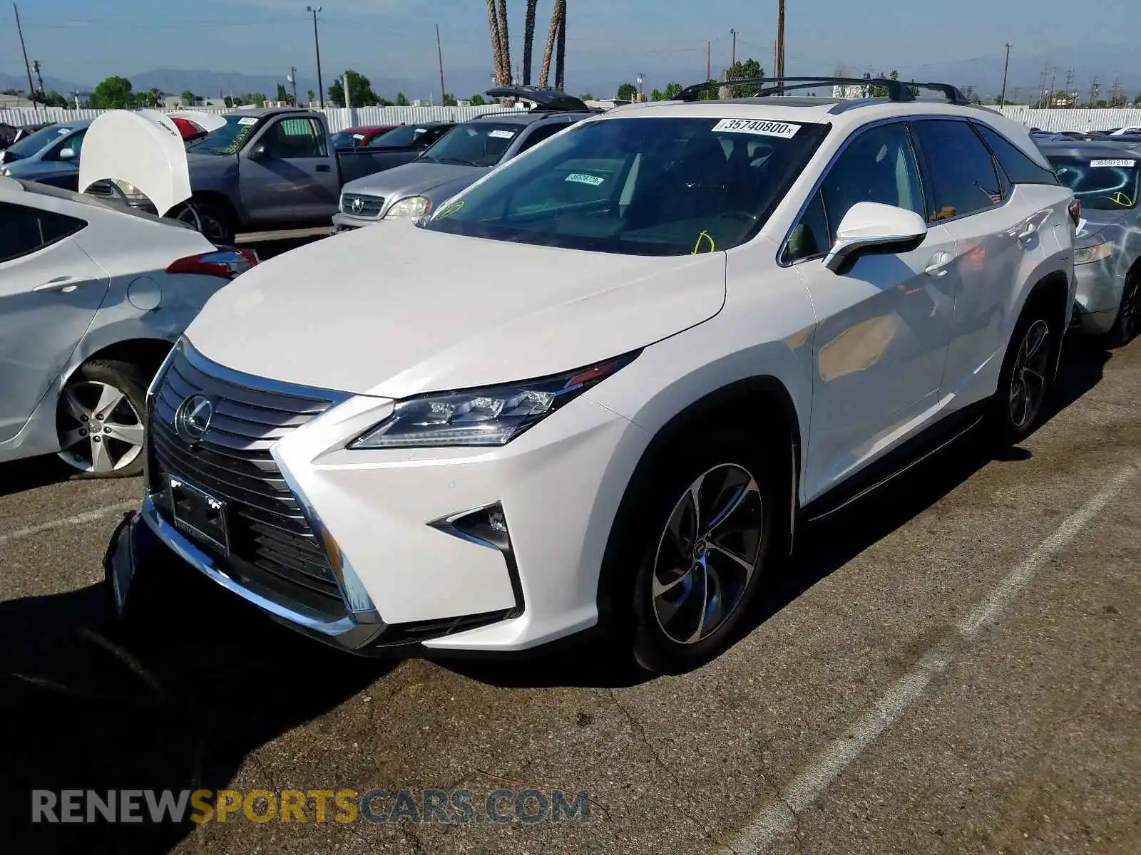 2 Photograph of a damaged car JTJGZKCA3K2012149 LEXUS RX350 2019