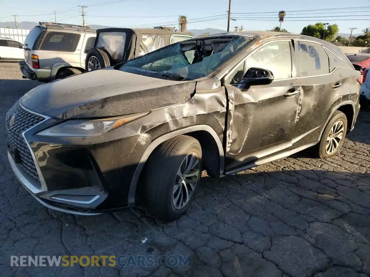 1 Photograph of a damaged car 2T2AZMAA7LC171195 LEXUS RX350 2020
