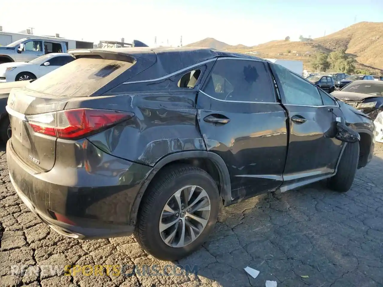 3 Photograph of a damaged car 2T2AZMAA7LC171195 LEXUS RX350 2020