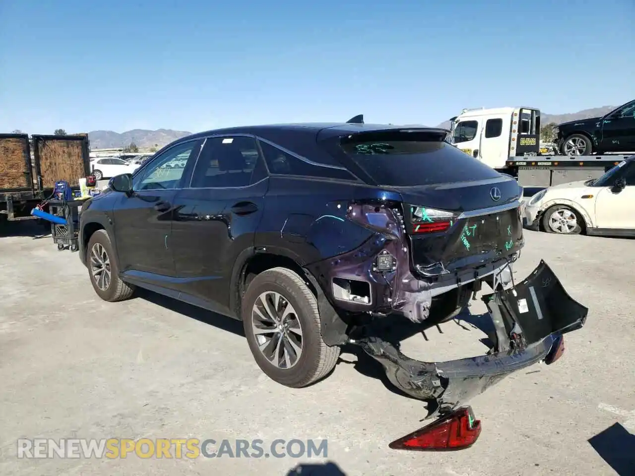3 Photograph of a damaged car 2T2AZMAA7LC175425 LEXUS RX350 2020