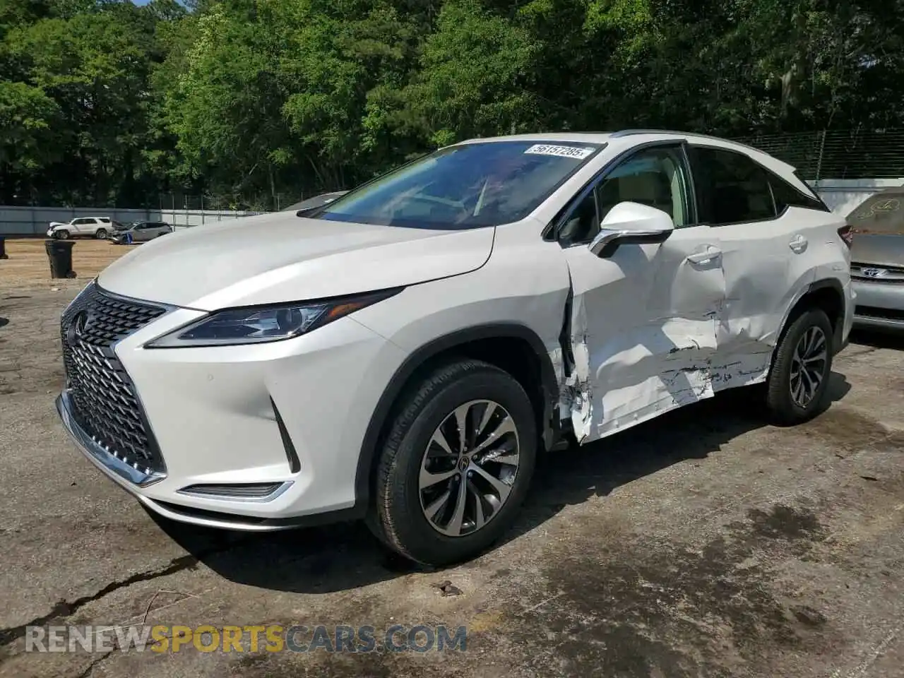 1 Photograph of a damaged car 2T2AZMAA9LC179332 LEXUS RX350 2020