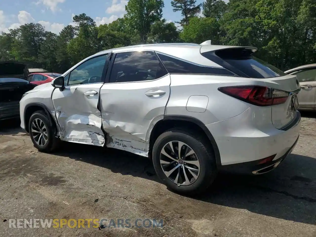 2 Photograph of a damaged car 2T2AZMAA9LC179332 LEXUS RX350 2020