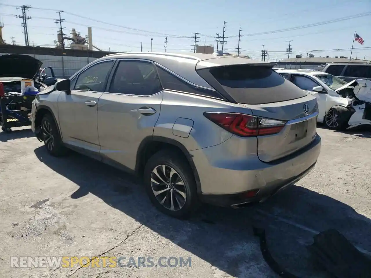 3 Photograph of a damaged car 2T2AZMAAXLC154097 LEXUS RX350 2020
