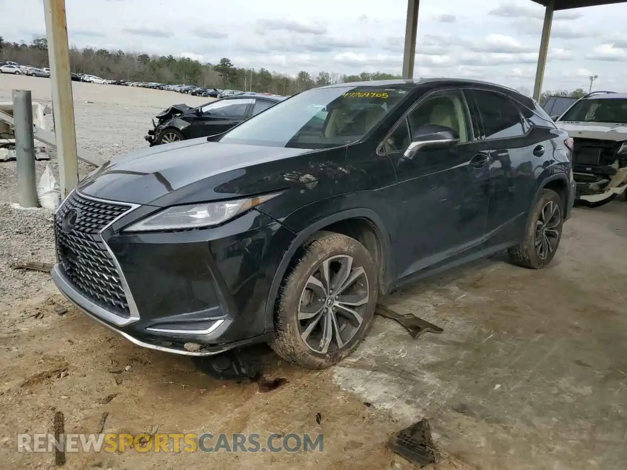 1 Photograph of a damaged car 2T2HZMAA0LC158898 LEXUS RX350 2020