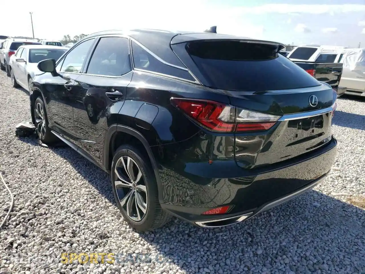 3 Photograph of a damaged car 2T2HZMAA0LC163759 LEXUS RX350 2020