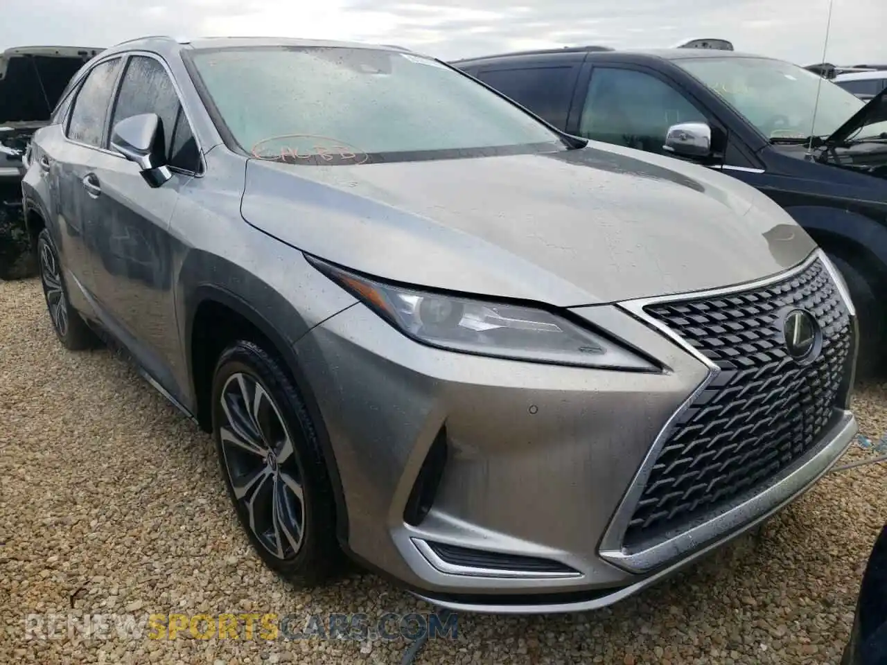 1 Photograph of a damaged car 2T2HZMAA0LC174020 LEXUS RX350 2020
