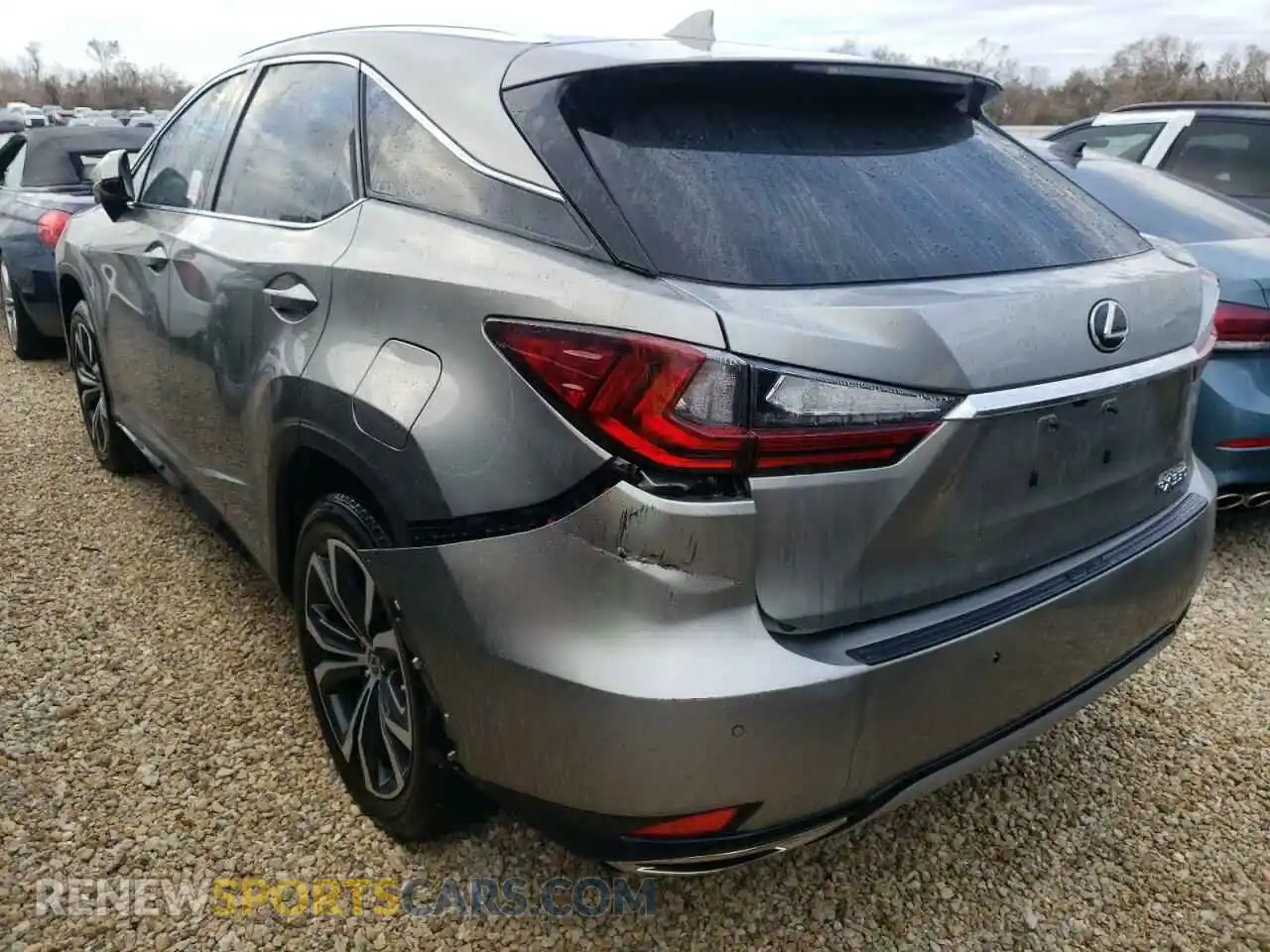 3 Photograph of a damaged car 2T2HZMAA0LC174020 LEXUS RX350 2020